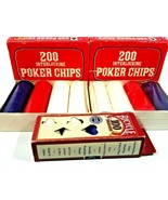 500 Poker Chips, 400 Hoyle, 100 Bicycle - £21.80 GBP