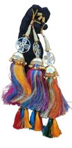 Indian Punjabi Parandi Mehndi Jaago Mirror Bridal Patiala Paranda Hair Braid ii2 - £22.89 GBP