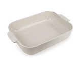 Peugeot Appolia Rectangular Oven Dish Ceramic with Handles -Ecru,13x11x3... - $39.85