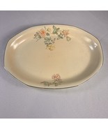Homer Laughlin #W132 Yellowstone Peach &amp; Yellow Rose 13&quot; Oval Platter - $31.97 CAD