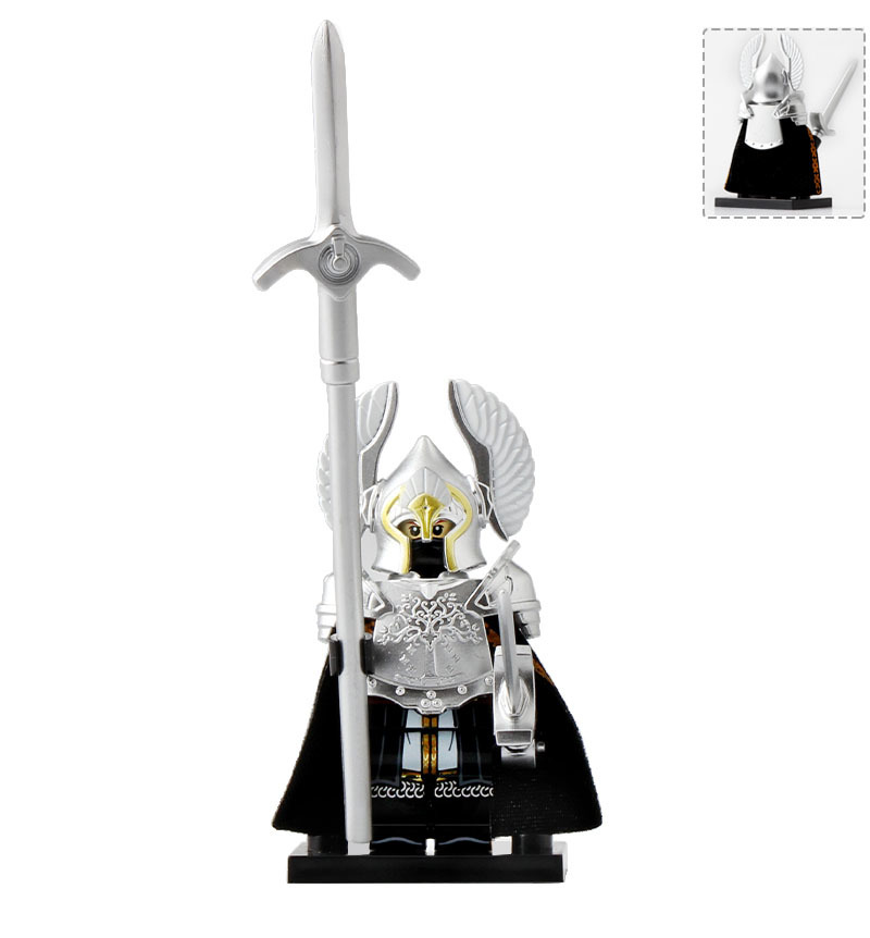 1pcs LOTR Gondor Heavy Spear General Custom Minifigure Building Blocks - $3.68