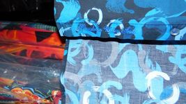 Robert Graham Blue Colorful  Short Sleeve Shirt Size Medium image 7