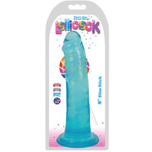 Curve Toys Lollicock Slim Stick 8 in. Dildo with Suction Cup Berry Ice - £24.19 GBP