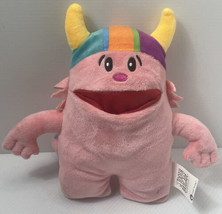 The Tooth Brigade Ollie Pink Monster Tooth Pillow 8” Plush Stuffed Animal - £9.59 GBP