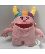 The Tooth Brigade Ollie Pink Monster Tooth Pillow 8” Plush Stuffed Animal - £9.41 GBP