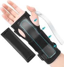 Wrist Splint for Carpal Tunnel Syndrome Adjustable Compression Wrist Brace for R - $23.50