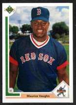 Boston Red Sox Mo Vaughn RC Star Rookie Card 1991 Upper Deck #5 ! - £0.40 GBP