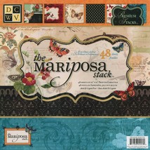 American Crafts Die Cuts with a View The Mariposa Collection Glitter and Foil Pa - £33.25 GBP