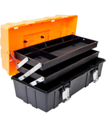 Torin 17-Inch Plastic Tool Box,3-Tiers Multi-Function Storage Portable T... - £26.56 GBP