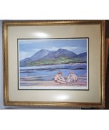 Mary McSweeney Print Signed Numbered Croagh Patrick Matted Framed - £58.25 GBP