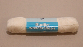 Bucilla Wondersheen Yarn 1 Skein White Super Mercalized 100% Cotton - $7.88