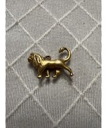Disney Lion King Simba Small Charm Pendant Gold Tone 1990&#39;s - €9,36 EUR
