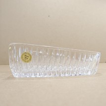 Princess House Lead Crystal Knife Holder Dish 24% Lead Crystal - £24.03 GBP