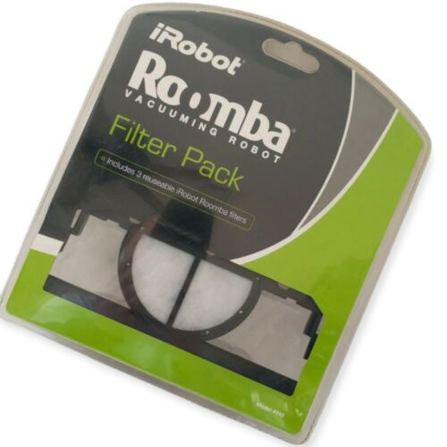 Roomba I Robot 4910 Filter Pack NEW Reusable Vacuuming Robot 3 Filters Sealed  - £10.11 GBP