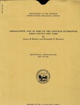 USGS Geologic Map: Aeromagnetic Map Part of Lowville Quadrangle, New York - £10.30 GBP