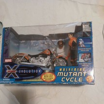Wolverine Mutant Cycle X-Men Evolution Action Figure Set 2001 Toybiz New Marvel - $92.52