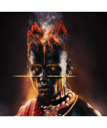 African Voodoo Jinn Spirit Companion Protector Over Bloodline Warrior - $61.50 CAD