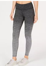 Ideology Gradient Ankle Leggings, Black / White Ombre - $24.00