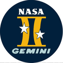 x2 10cm Vinyl Window Stickers Apollo space shuttle exploration Skylab Gemini 2 - £4.90 GBP