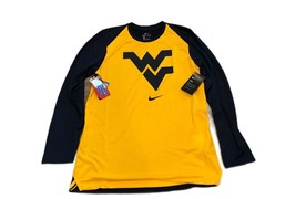 NWT New West Virginia Mountaineers Nike Dri-Fit Breathe Long Sleeve Small Shirt - £35.48 GBP