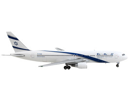 Boeing 767-300 Commercial Aircraft &quot;El Al Israel Airlines&quot; White with Blue Strip - £50.69 GBP