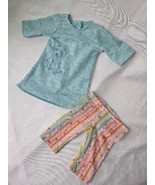 American Girl Doll Honey Puppy Dog Pjs Pajamas Leggings Pants Shirt - £7.83 GBP