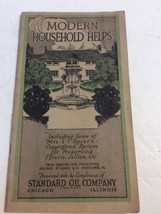 Modern Household Helps Standard Oil Collectible Booklet Recipes Parowax ... - £14.34 GBP