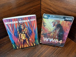 Wonder Woman 1984 STEELBOOK (4K+Blu-ray-No Digital) Custom Slipcovers-Free S&amp;H! - £28.64 GBP