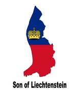 Son of Lechtenstein Country Map Flag Poster High Quality Print - $128.74 MXN+