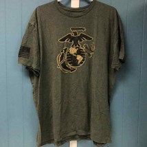 USMC EGA &#39;Distressed look 7.62 Design Battlespace Men&#39;s T-Shirt size 2X ... - £16.57 GBP