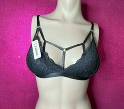 Charcoal Grey Sexy Lace Bralette ~ Size OS - £12.70 GBP