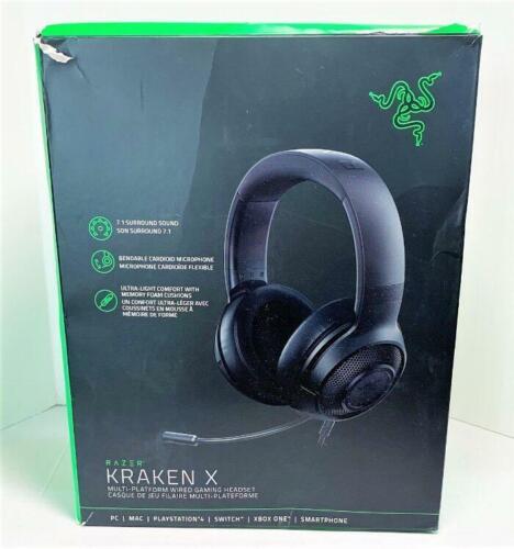 Razer Kraken X Multi Platform Wired Gaming Headset 7.1 Surround Sound - $33.02