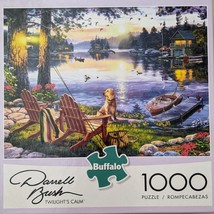“TWILIGHTS CALM” DARRELL BUSH Buffalo Games 1000 Piece Jigsaw Puzzle WIT... - £6.23 GBP