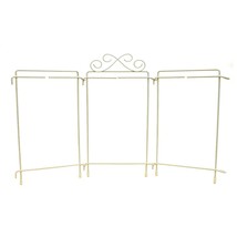 Classic Motifs 4 Inch x 9 inch White Table Top Tri-Stand Craft Hanger - $31.44