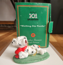 Disney Grolier 101 Dalmations Christmas Ornament 1998 Waiting for Santa ... - $18.69