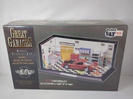 Estes Great Garages Model Display Kit Chevrolet Corvette 1:43 #8001  - £20.43 GBP