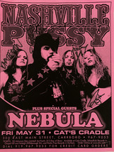 Nashville Pussy signed concert flyer - £39.97 GBP
