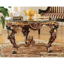 34&quot; Louis XIV French Empire Cocktail Table antique Replica Reproduction - £711.43 GBP