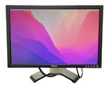 Dell 20 Inch LCD Monitor E207WFPc w/AC cable 20&quot; Black w/ stand works VG... - £38.91 GBP