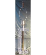 Vintage Lucite Clear Plastic Table Lamp Light MCM Modernism Mid Century ... - $147.05 CAD