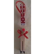Handcrafted Clothespin Reindeer Ornaments Small 4-1/2&quot; - £3.88 GBP
