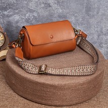 Trendy Designer Leather Vintage Pillow Bags for Women  Ladies Casual  Crossbody  - £114.41 GBP
