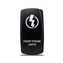 CH4X4 Rocker Switch Front Strobe Lights Symbol  - While Led - $17.80