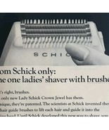 1964 Lady Schick Crown Jewel Shaver Advertisement Razor Hair Care DWII19 - $24.99