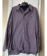 Vtg XXL Tommy Hilfiger Striped Long Sleeve Button Up Mens - $27.28 CAD