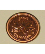 2003 P Canada One Cent Penny Specimen Proof - $110.87 MXN