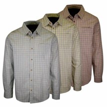 prAna Men&#39;s Mini Plaid L/S Woven Shirt (S71) - £11.79 GBP