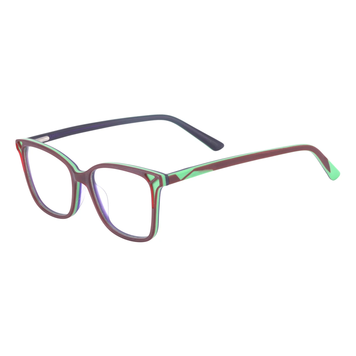 Acetate Kids Square Gles Fashion Colorful Full Rim Eyegl Fe For Prescrip... - $126.19