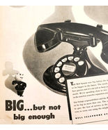 1946 Bell Telephone System AT&amp;T Advertisement Vintage Communication DWII28 - €25,75 EUR