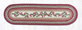 Earth Rugs OP-390 Cranberries Oval Patch Runner 13&quot; x 48&quot; - £39.43 GBP